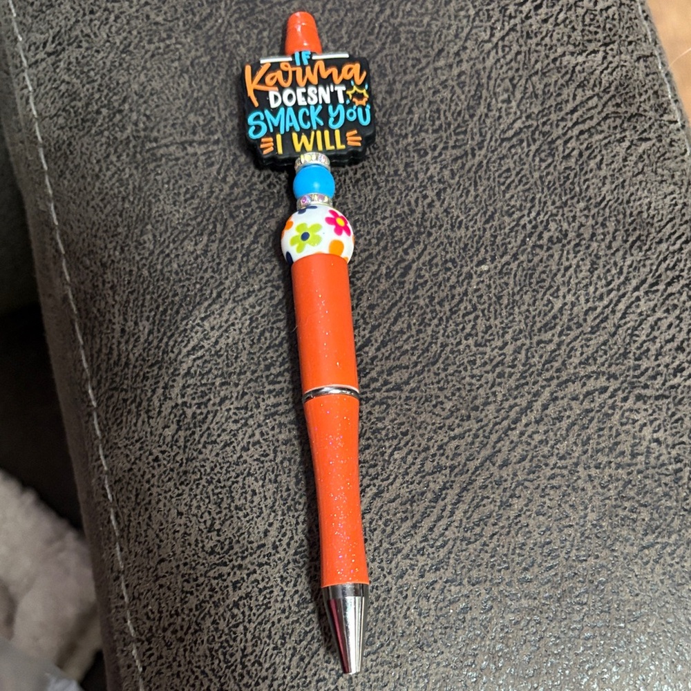 Orange Decorative Pen